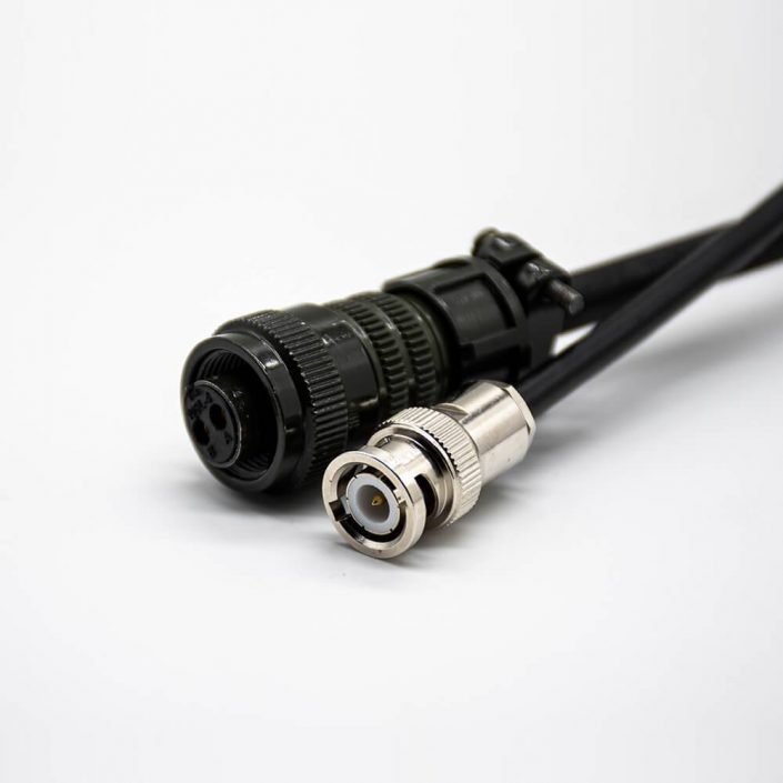 BNC接口公头转MS3106A10SL-4S直式2芯母头接RG58线长100CM BNC接口公头转MS3106A10SL-4S直式2芯母头接RG58线长100CM